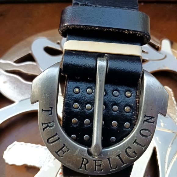 True Religion Other - COPY - 🐎True Religion Men's Vintage Horse Shoe 🚜Brown Western Emboss Leather B